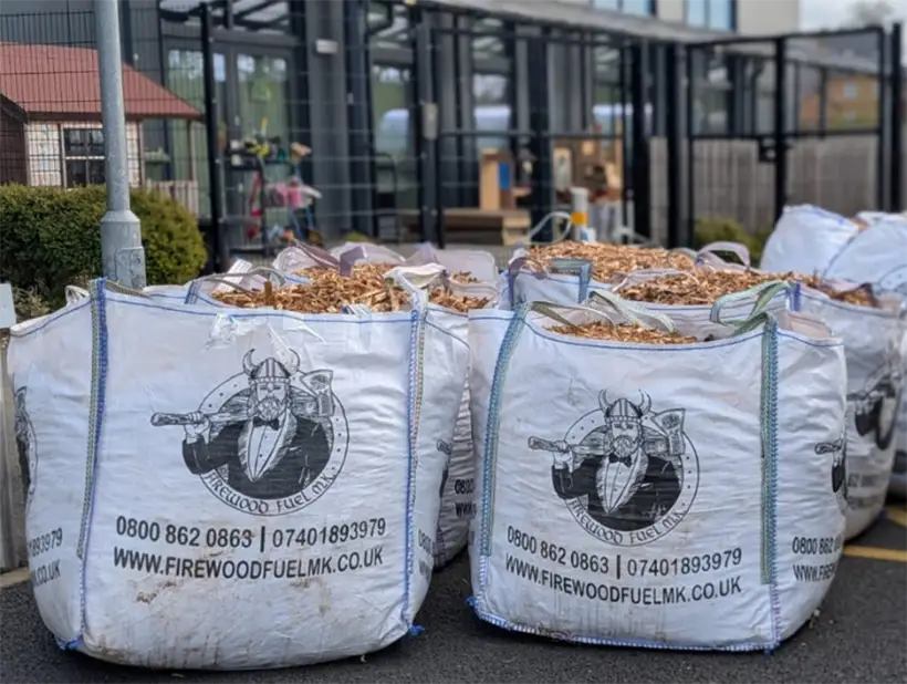 Bark woodchip jumbo bags
